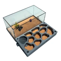 3d acryl ant farm ecological flat ant nest with feeding area concrete ant house pet anthill workshop moisturizing water pool new