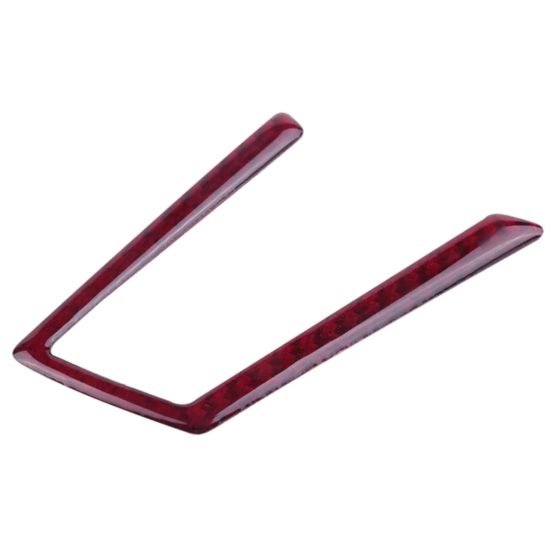 Для Mazda MX-5 Miata Roadster 2016 + MX5 ND крышка кнопки на руль красная наклейка из углеродного