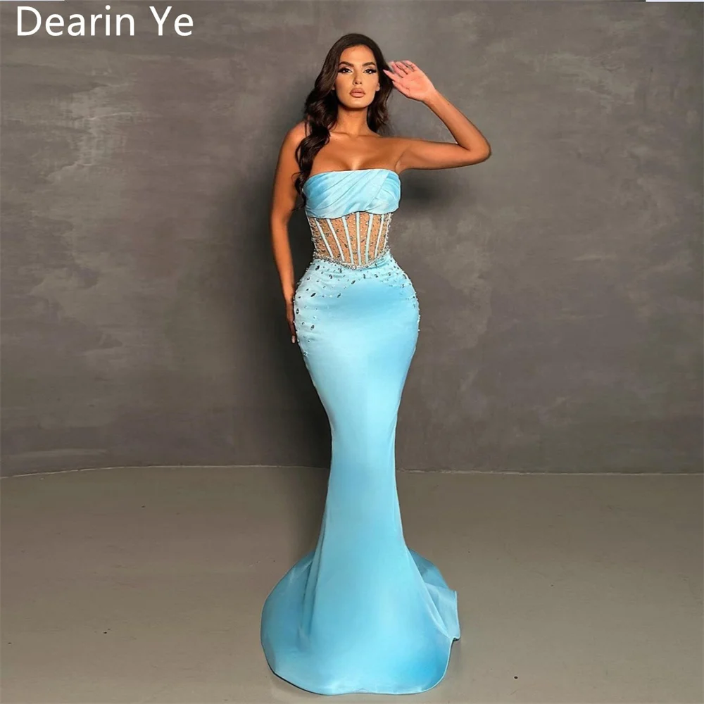 Вечернее платье по индивидуальному заказу дериан без бретелек юбки длиной до