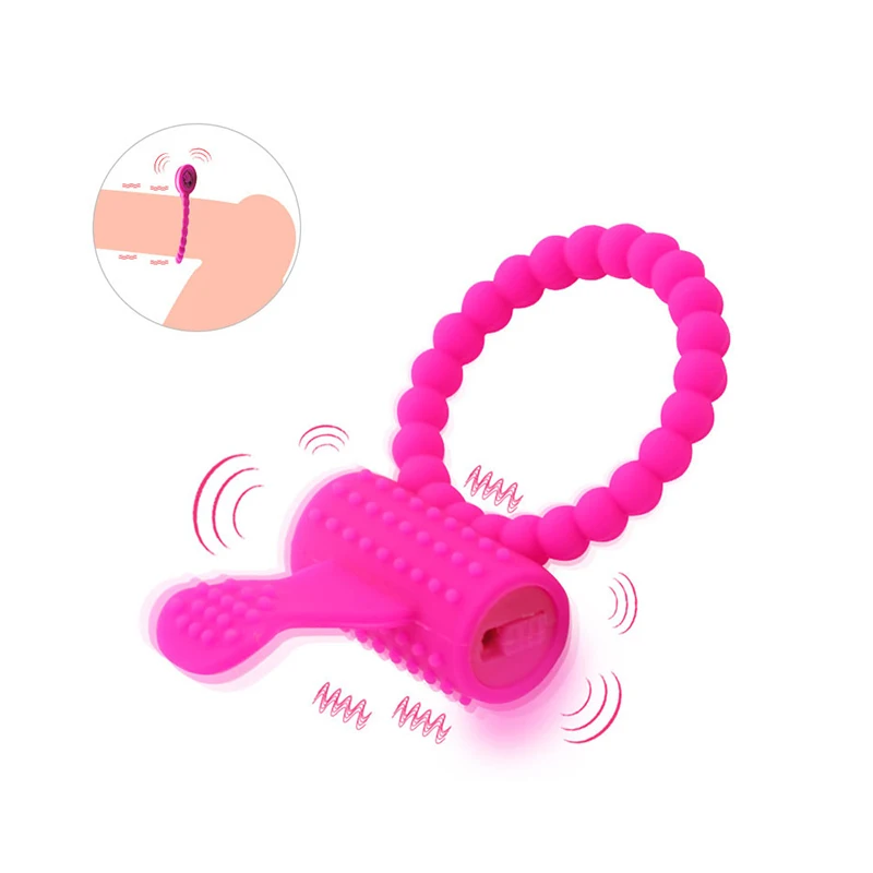 

Vibrating Clitoral Stimulator Strong Penis Erect Cock ring Cage Erection Enhance Sex Ability Product Sex Toys for Men Couples