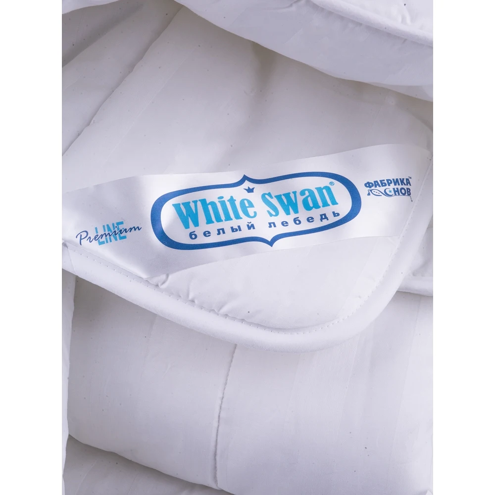 Одеяло Белый Лебедь всесезонное СОННАЯ СИМФОНИЯ страйп-сатин 1.5 сп |