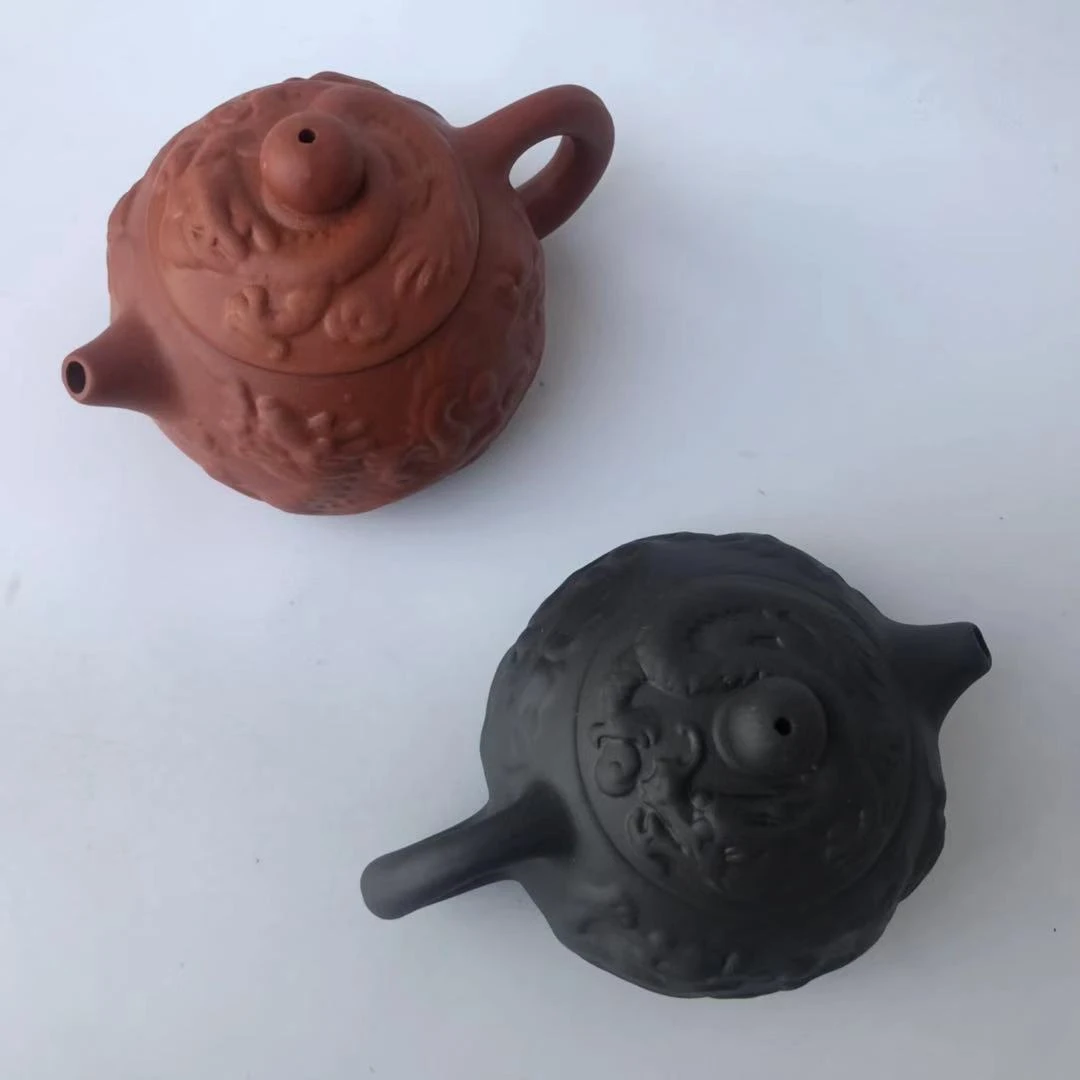 Акция! Глиняный чайный горшок из исинской глины керамический пуэр олун 125 мл