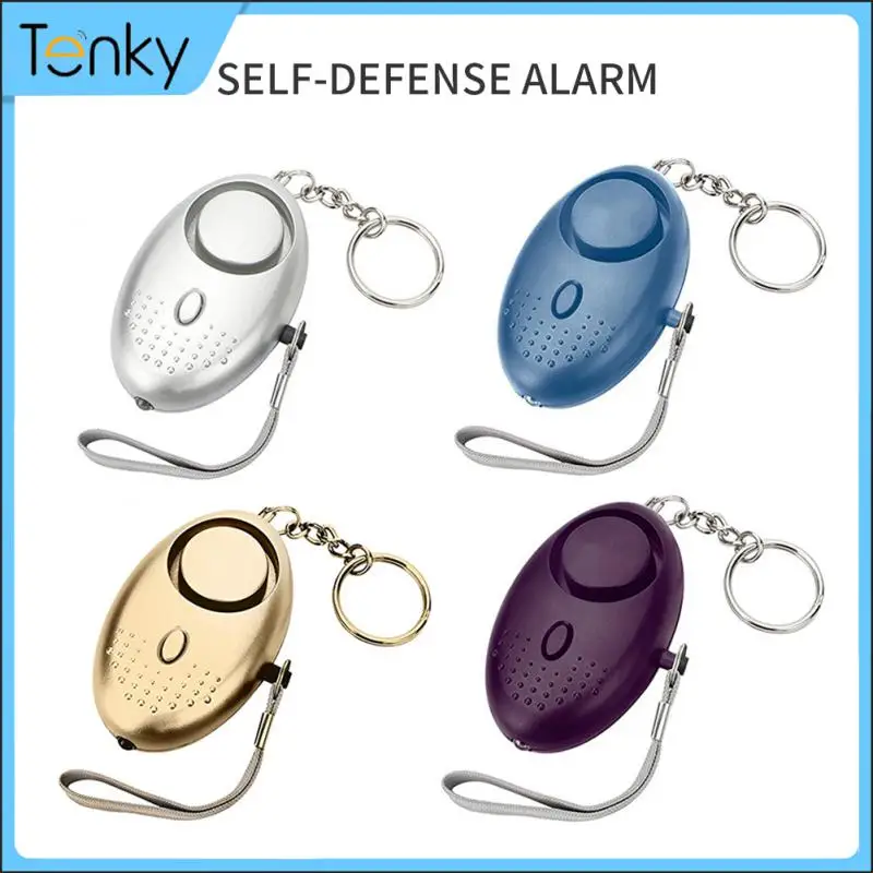 

1~5PCS Self Defense Alarm With LED Flashlight 130dB Anti-satyr Security Alarm Portable Mini Emergency Alert Keychain Girls Kids