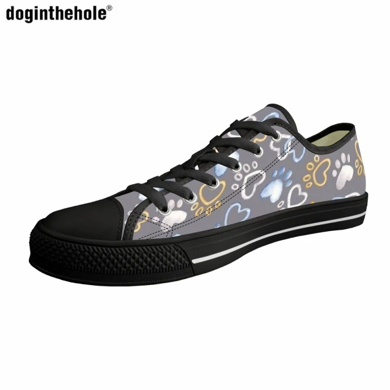 Doginthehole Симпатичные Мультяшные лапы дизайн плоская обувь модные женские