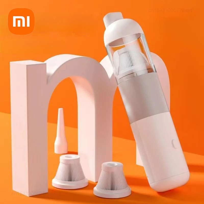 Xiaomi Wireless Car Vacuum Cleaner Cordless Handheld Auto Vacuum Home with Car Dual Use Air Duster Large Suction Cleaning Tools