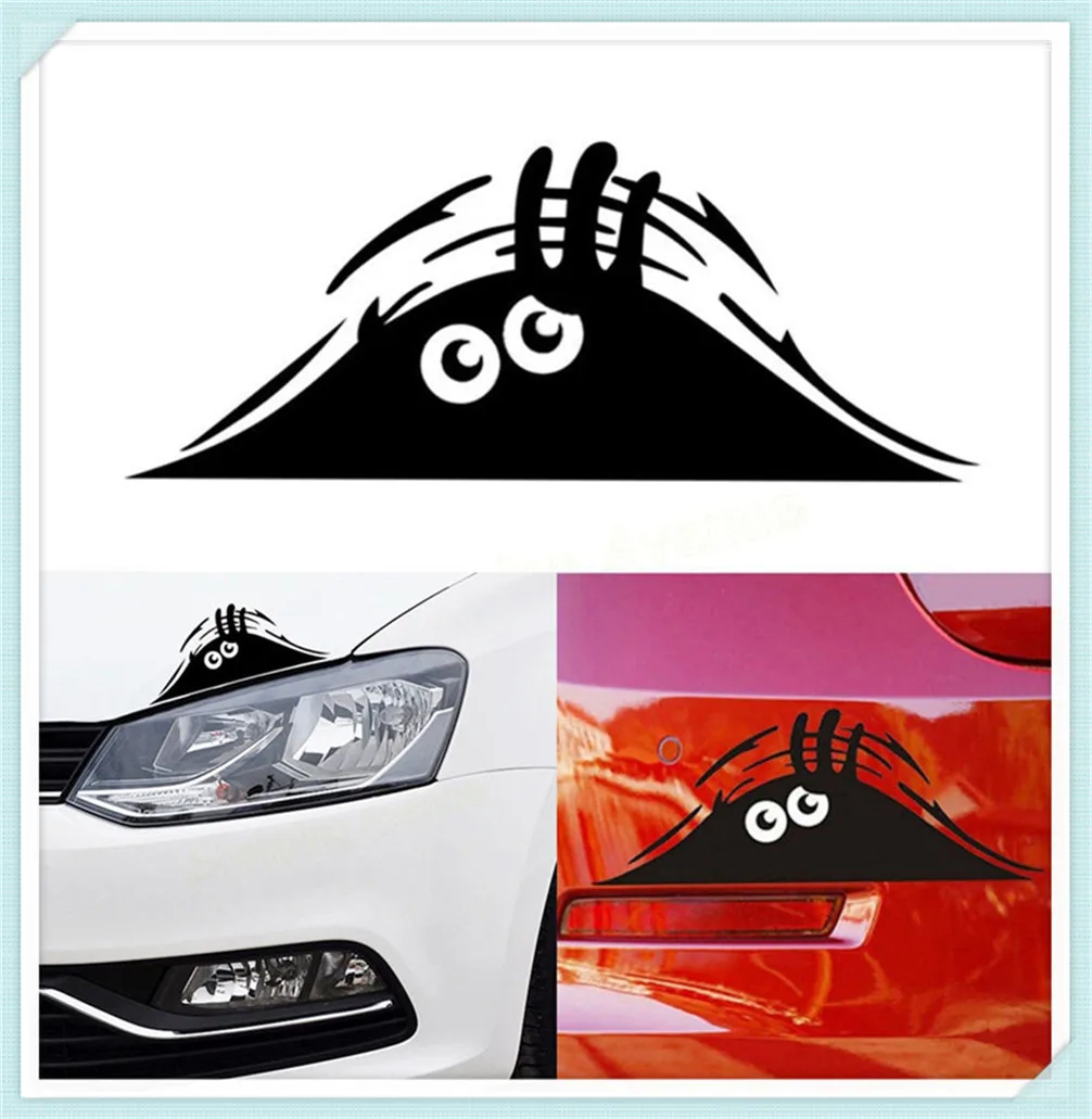 Виниловая наклейка Peeking Car Sticker украшает Стайлинг для Hyundai ix HND-3 Veloster i10 LPI CCS NEOS-3 Accent