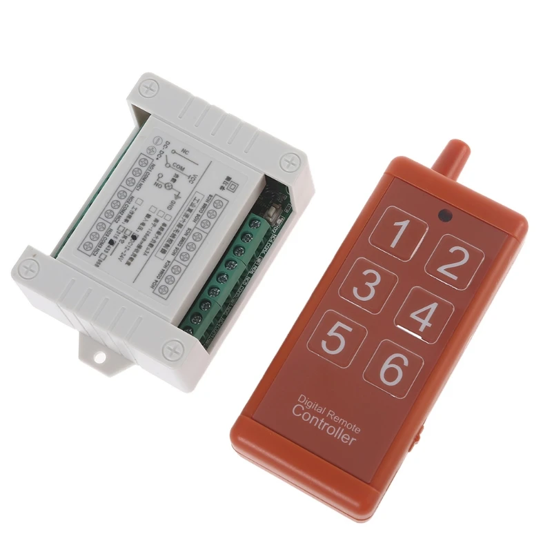 BX0E for Dc 12v 24v 6ch 6ch Small Channel Wireless Remote Control Controller Radio Switch Transmitter Receiver 433mhz