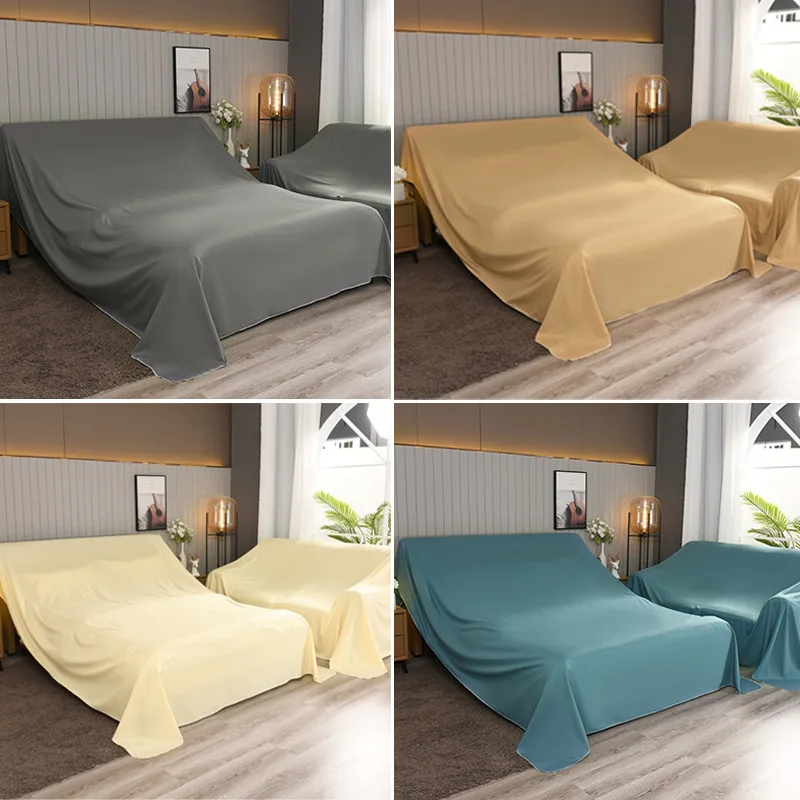 

Furniture Dust Cover Polyester Breathable Sofa Cover Machine Washable Household Dust-proof Cloth Suitable for All Furnitures