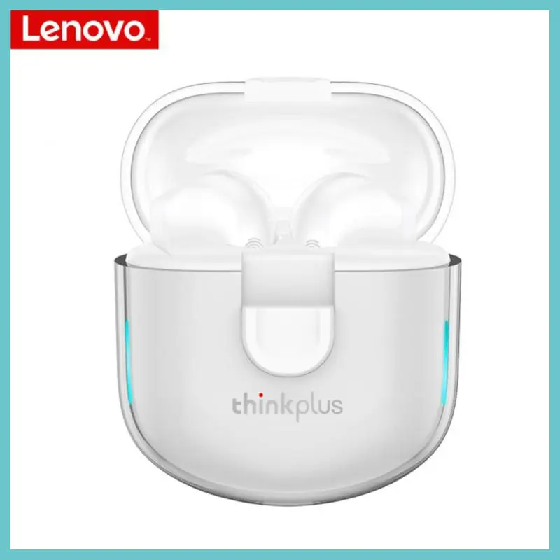 

NEW Original Lenovo LP12 TWS Wireless Headphones Bluetooth Translucent Box Dual Stereo Noise Reduction Touch Control HD With Mic