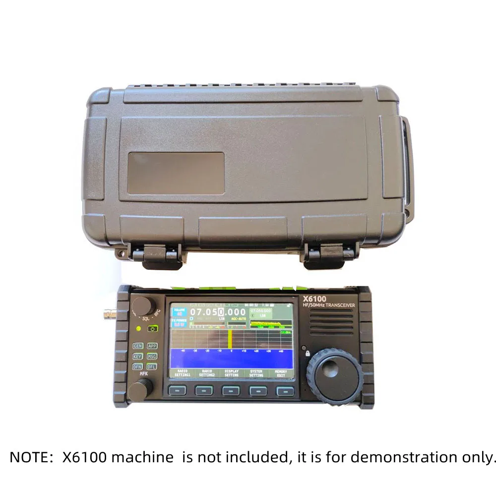 New Original XIEGU X6100 Storage Box Portable For XIEGU X6100 / Elecraft KX2 HF Transceiver Waterproof Safety Storage Box