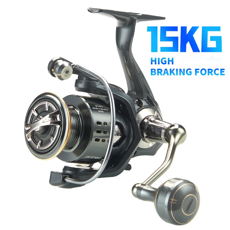 

Spinning Fishing Reel 2000-7000 Metal Spare Spool 15KG Max Drag Long-throwing Saltwater Fishing Wheel Accessories Tackle