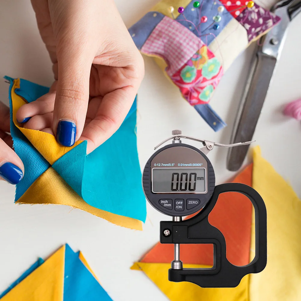 

Электронный толщиномер 0-12,7 мм, ручной пластиковый фотоизмеритель толщины, встроенный кнопочный Аккумулятор для машинного оборудования