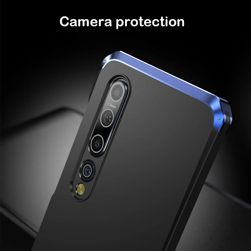 Dropshipping Antifall Metal Frame PC Case For Xiaomi 12 10 11 9 Poco M4 Pro F4 F3 Redmi K40 Note 8 7 Bumper Armor Protect Cover