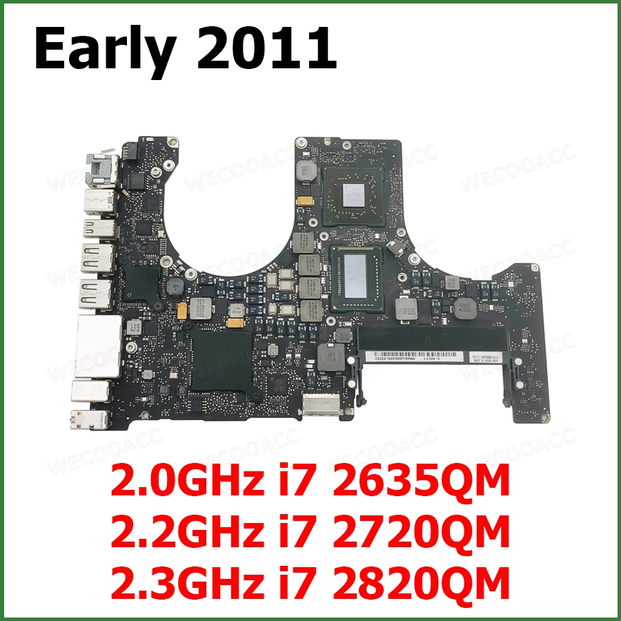 Оригинальная материнская плата A1286 Core i7 820-2915-B для Macbook Pro 15 &quotA1286 логическая 2011