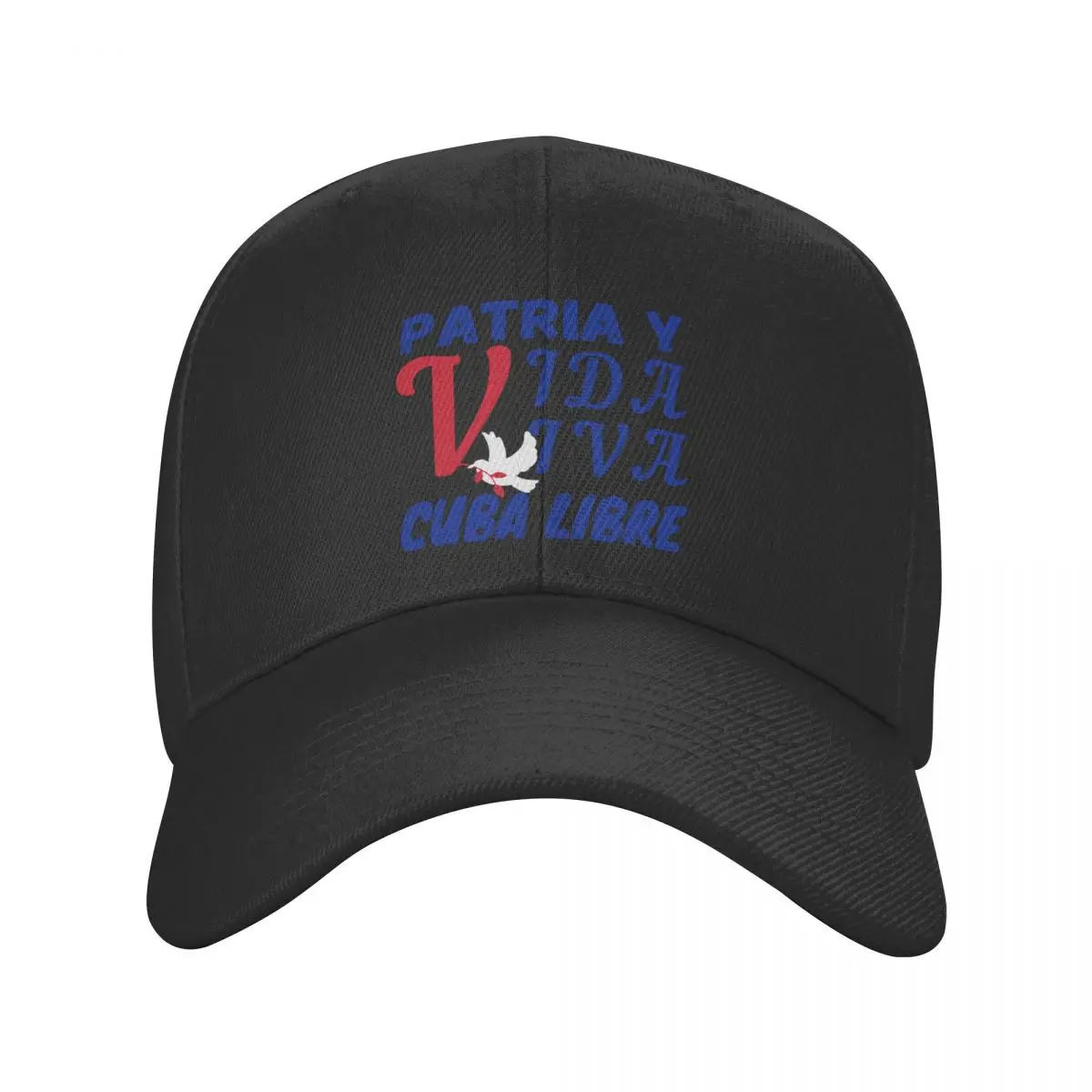 

PATRIA Y VIDA VIVA CUBA LIBRE Cap Men Women Outdoor Free Cuba Hats Trucker Sun Hat Adjustable Snapback Baseball Cap High Quality
