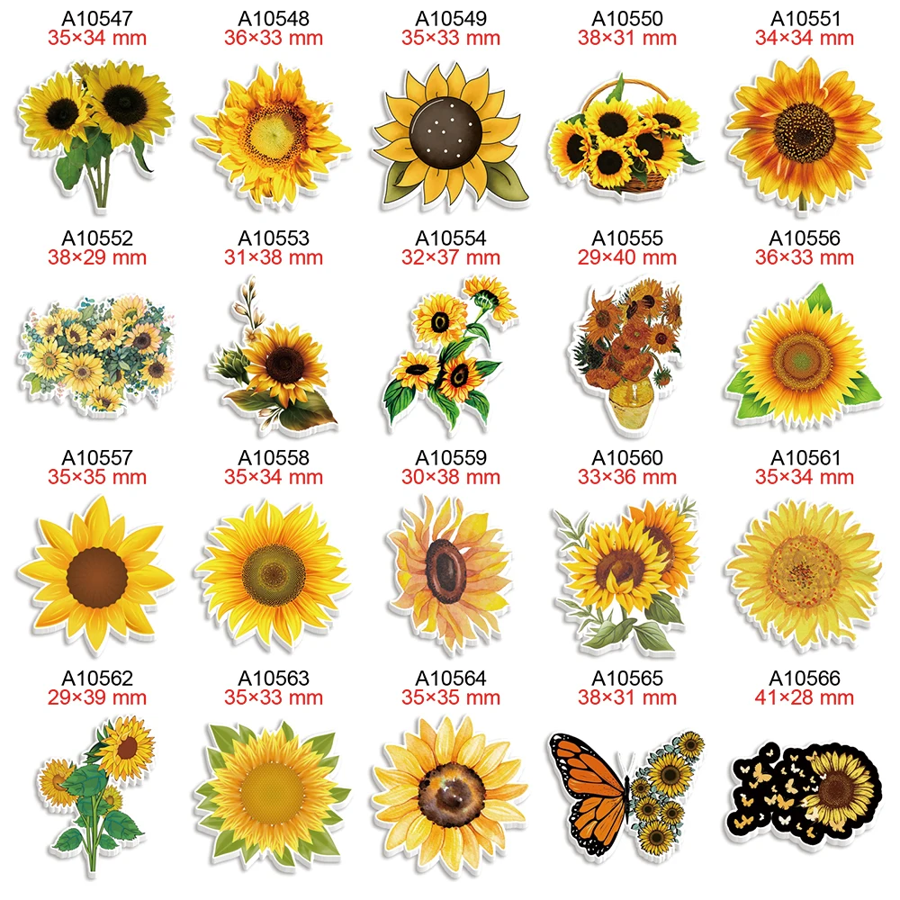 

Рисунок подсолнухов для самостоятельного изготовления бантов для волос, подарочная упаковка, материалы для рукоделия, материал ручной работы