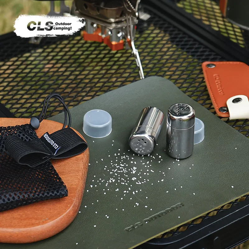 Мини-410 Бутылка для приправ из нержавеющей стали набор 2 предметов портативная