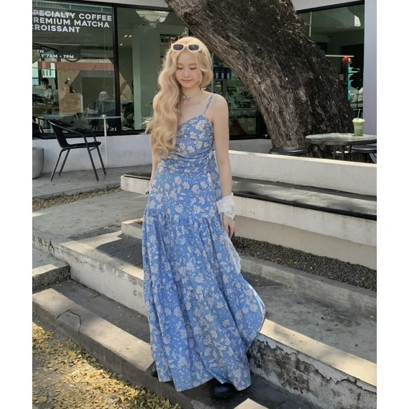 Милое фрагментированное платье-майка с открытой спиной женское элегантное