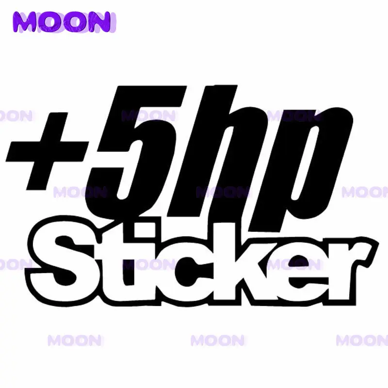 

Waterproof Sun Protection Car Stickers +5HP Truck Windows Fun Drift Personality Motorcycle Cessories ,