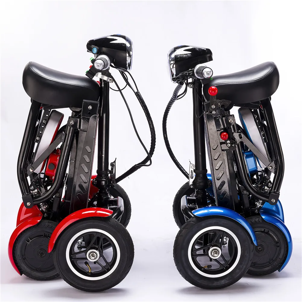 

Enhance Foldable Perfect Travel Transformer Lithium 4 Wheel Electric Folding Mobility Scooter Convenient For Elderly
