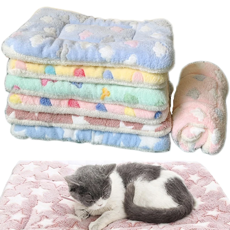 

Коврик для сна для домашних животных, теплая кровать для собаки, мягкий подстилка для кошек, коврик для сна для щенков, прекрасный матрас, подушка для маленьких и больших собак