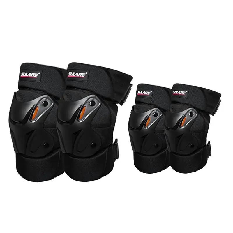 

Motorcycle Knee Protector Shin Guard Elbow Pad Adjustable Belt Motocross Shin & Elbow Protection For Motorcycle Protective Gear