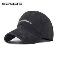 new small letter embroidered baseball cap mens and womens korean soft top cap plaid fashion hat
