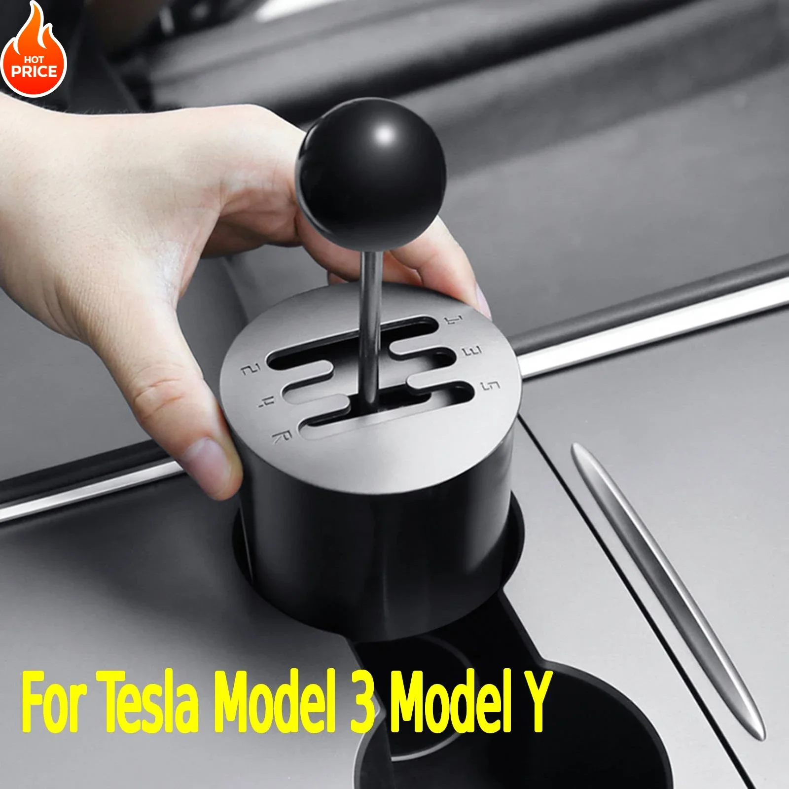 Игрушка переключения передач Tesla Model 3/Y: украшение центральной консоли ручной