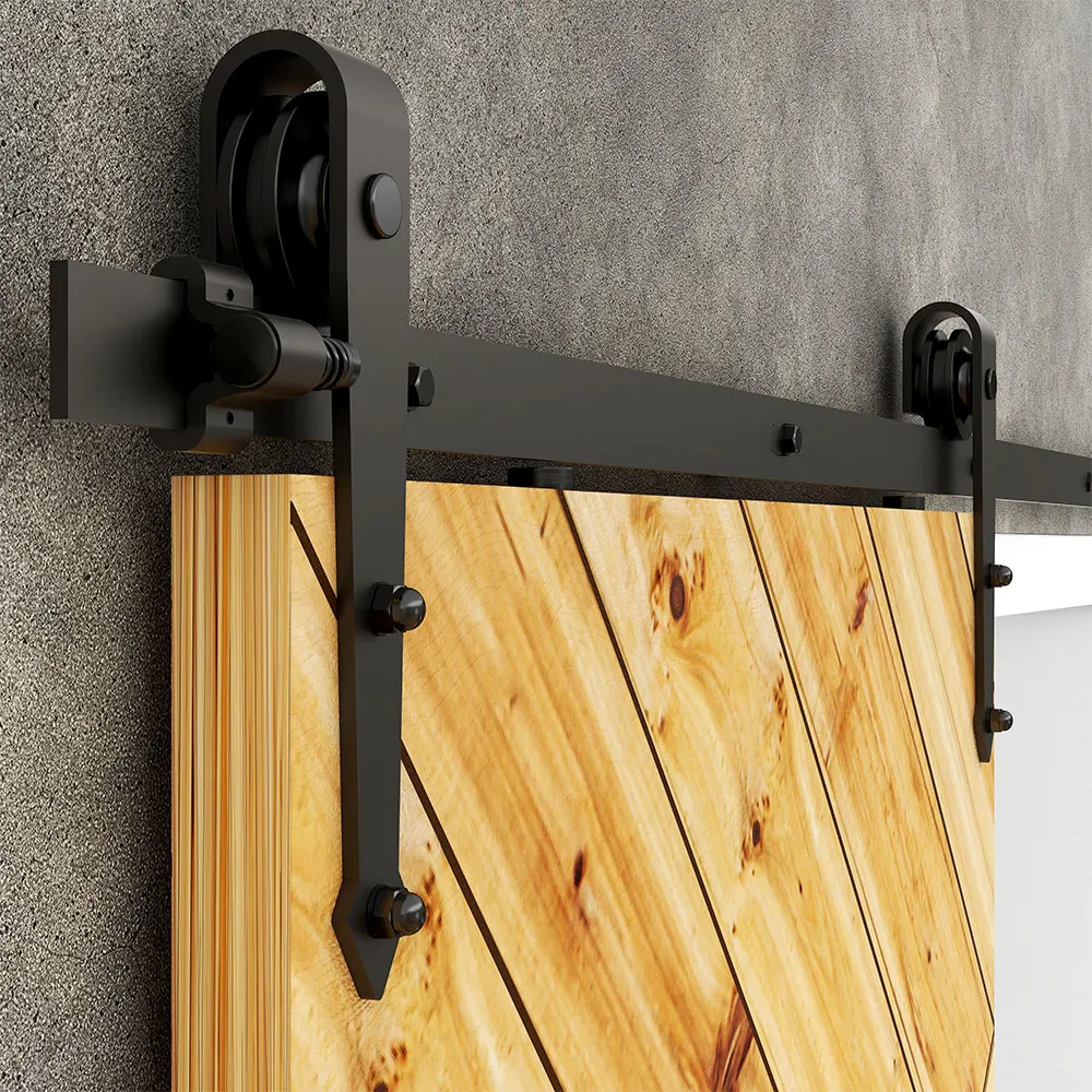 Комплект фурнитуры для раздвижных дверей сарая сверхмощный плавно и бесшумный