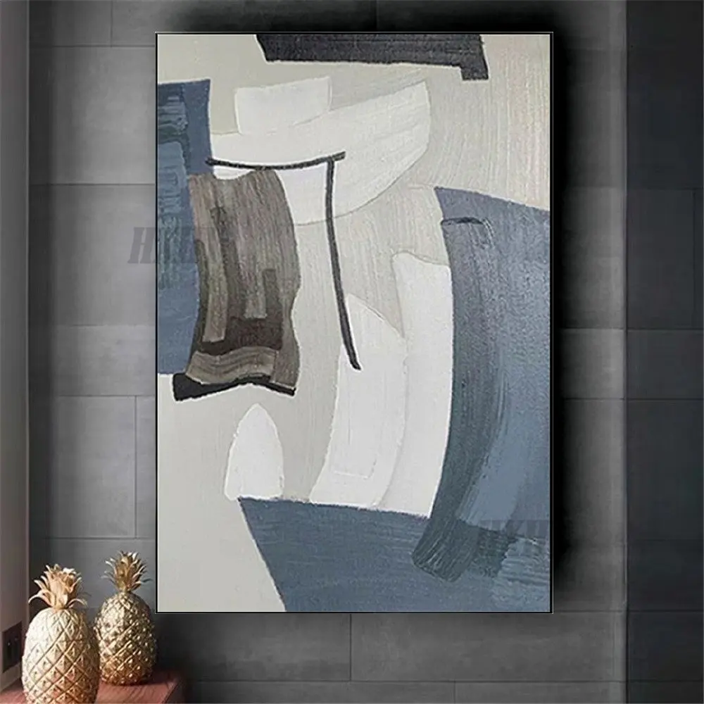 

Fashion Interior Wall Art Canvas Poster Abstract Oil Painting Decor Live Exhibits Handmade Picture Hanging Piece For Home Entran