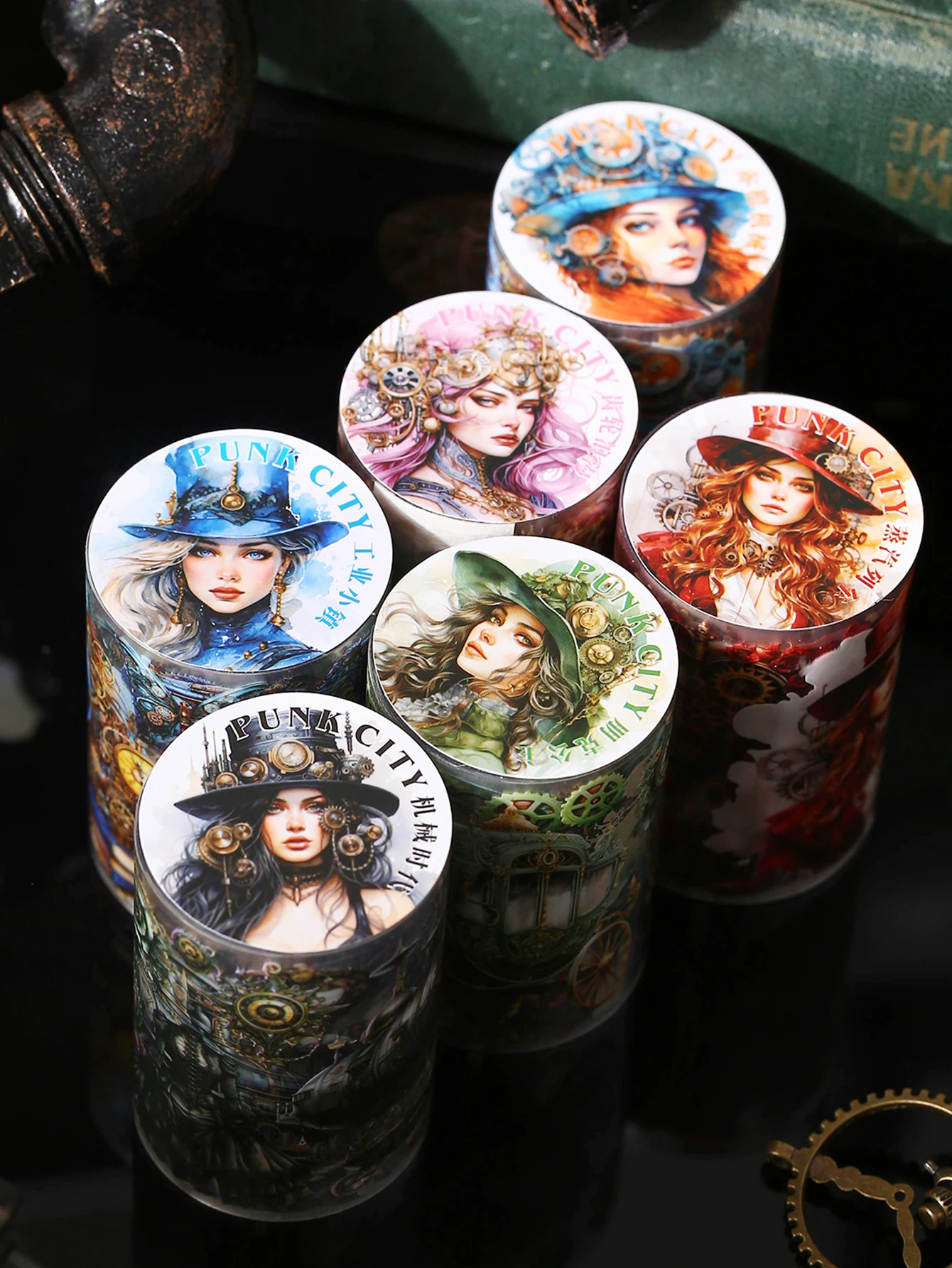 Бумага Mr. Paper 6 стилей 200 см в упаковке механическая пейзажная лента для домашних