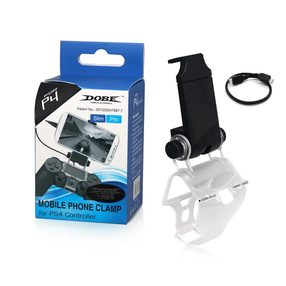 

Smart Handle Clip With Otg Cable Adjustable Viewing Angle Use For Install Different Game Simulators Compatible for Ps4 Slim Rack