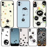spirited away soot totoro phone cases for iphone 13 pro max case 12 11 pro max 8 plus 7plus 6s xr x xs 6 mini se mobile cell