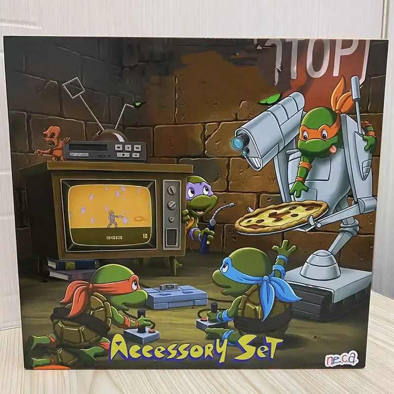 Фото NECA Teenage Mutant Ninja Turtle Фигурка Манга TMNT Фигурка Аниме Фигурки Набор Модель Периферийные устройства Оригинальный подарок для детей №1