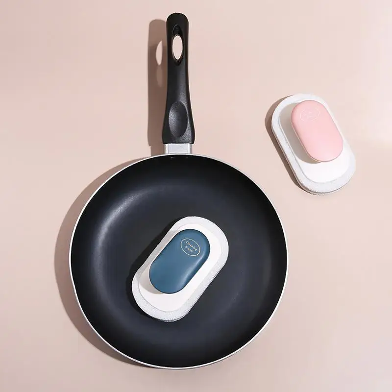 

Dish Cleaning Sponge Scrub Pads With Handle Scrub Sponges For Washing Dishes Scrub Brush For Cleaning Bathroom Counter Bathtub