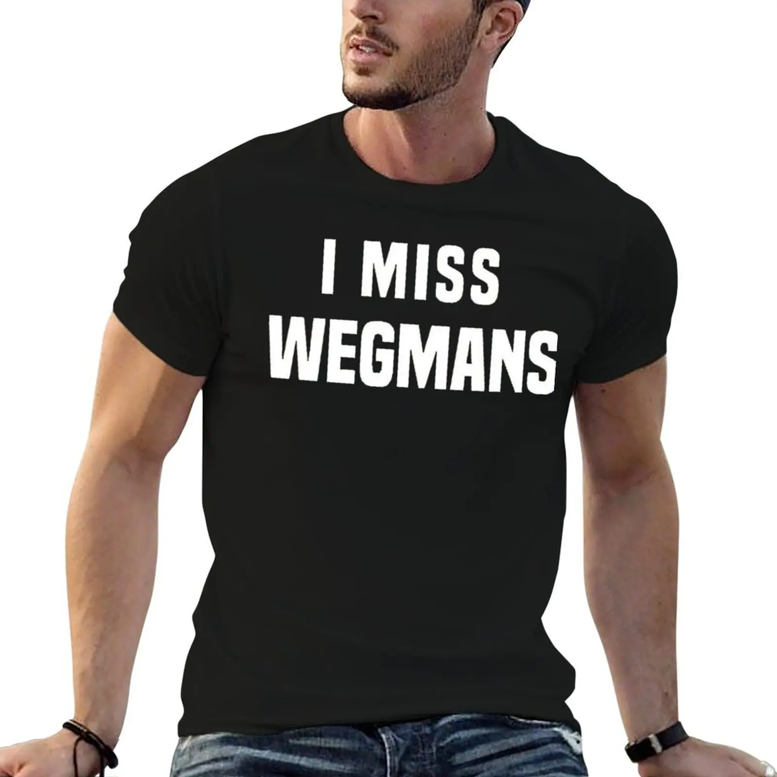 Фото Я скучаю по футболке Wegmans Dry Fit для бега с коротким рукавом. №1