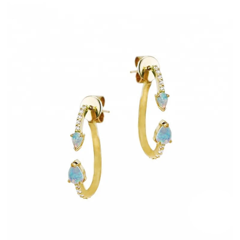 

S925 Silver C-shaped Unique Design Earrings Simple and Versatile Ladies Fashion Jewelry Trend Ins Same Earring Gift