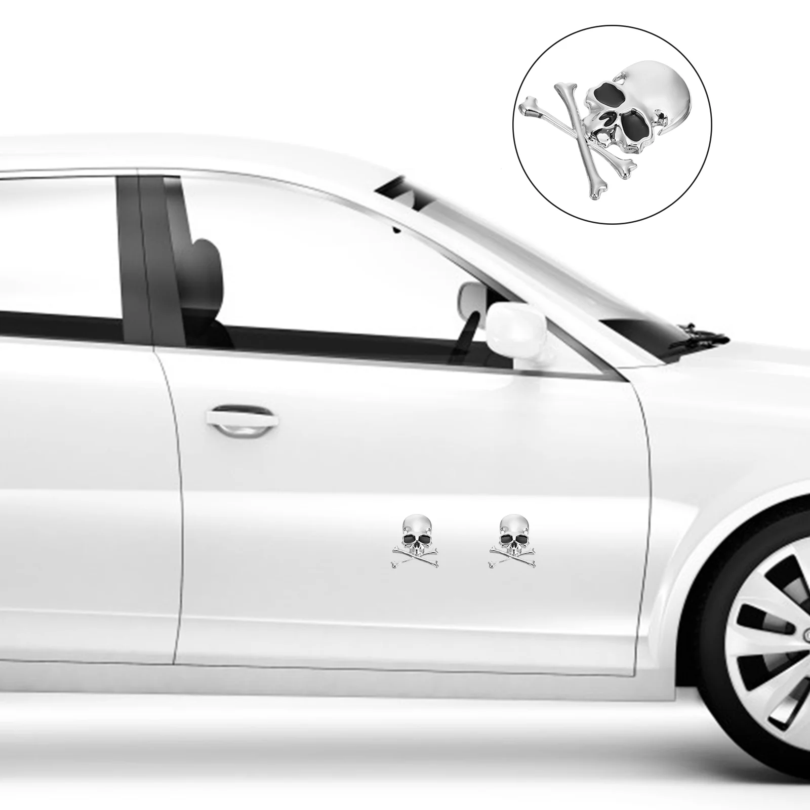 

2pcs Creative Car Stickers Pretty Car Body Stickers Decals