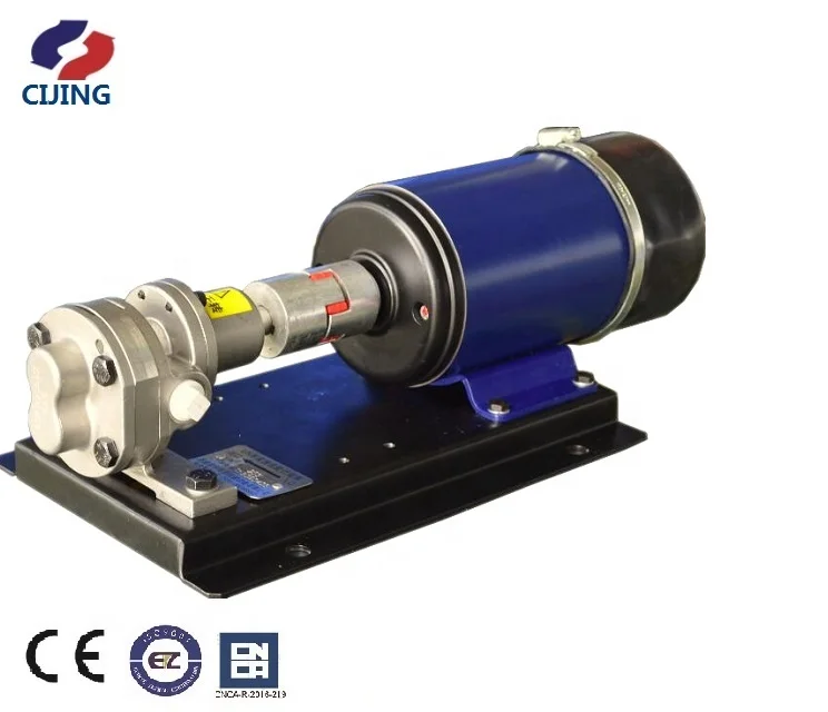 

Gear metering pump for hot melt adhesive