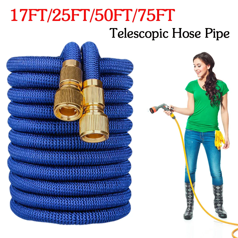 

Expandable Garden Hose Pipe Flexible Extensible Water Hose with Water Gun Magic Water Pipes for Garden Farm Irrigation Car Wash
