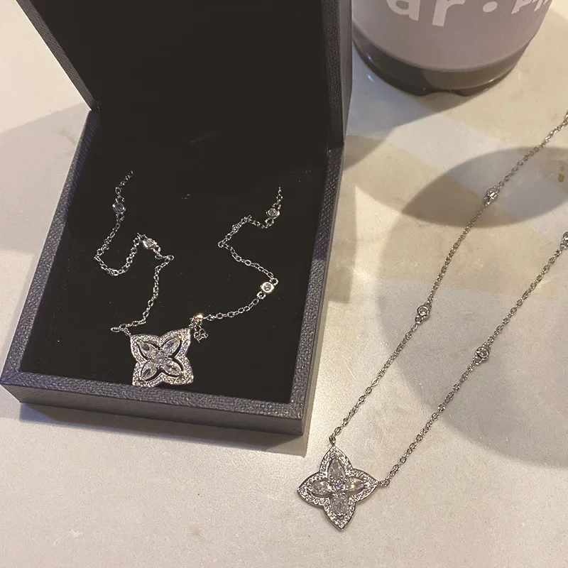 Высококачественное роскошное ожерелье MDLFES в стиле муасса с бриллиантами