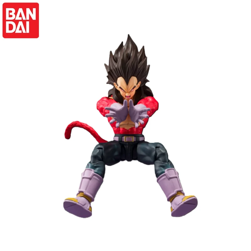 Фото В наличии! 100% оригинальные фигурки Bandai S.H.Figuarts Dragon Ball GT Super Saiyan 4 Vegeta, аниме-фигурки, модели, игрушки, подарки. №4