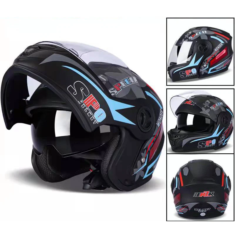 

Новый мотоциклетный шлем Casco Go Kart, скутер, мотоцикл, фургон, двойные линзы, винтажные шлемы, всесезонный гоночный полушлем