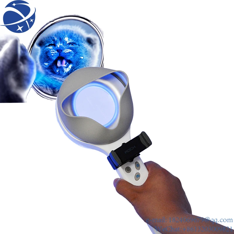 Yun YiKN- 9000B/C CE PMA утвержденный UVA и светодиодный деревянный анализатор для тестирования кожи, ветеринарная древесная лампа для тестирования заболеваний кожи