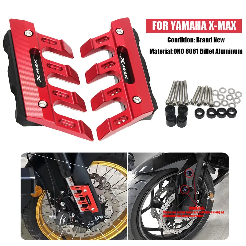 

For Yamaha X-MAX XMAX 125 250 300 400 Motorcycle Front Fork Protector Fender Slider Guard Accessories XMAX125 XMAX300 Mudguard