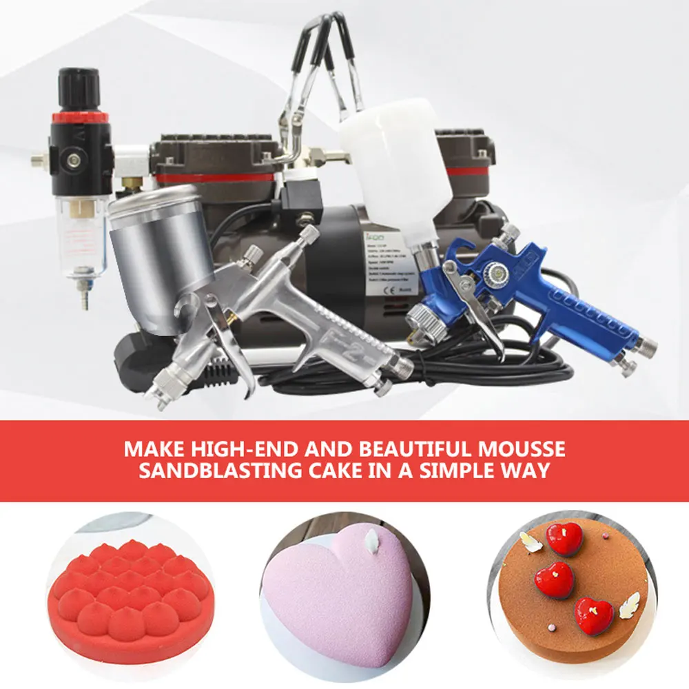 

Cake Decorating Machine Commercial Cake Blasting Chocolate Spray Painting Machine Cake Baking Tools