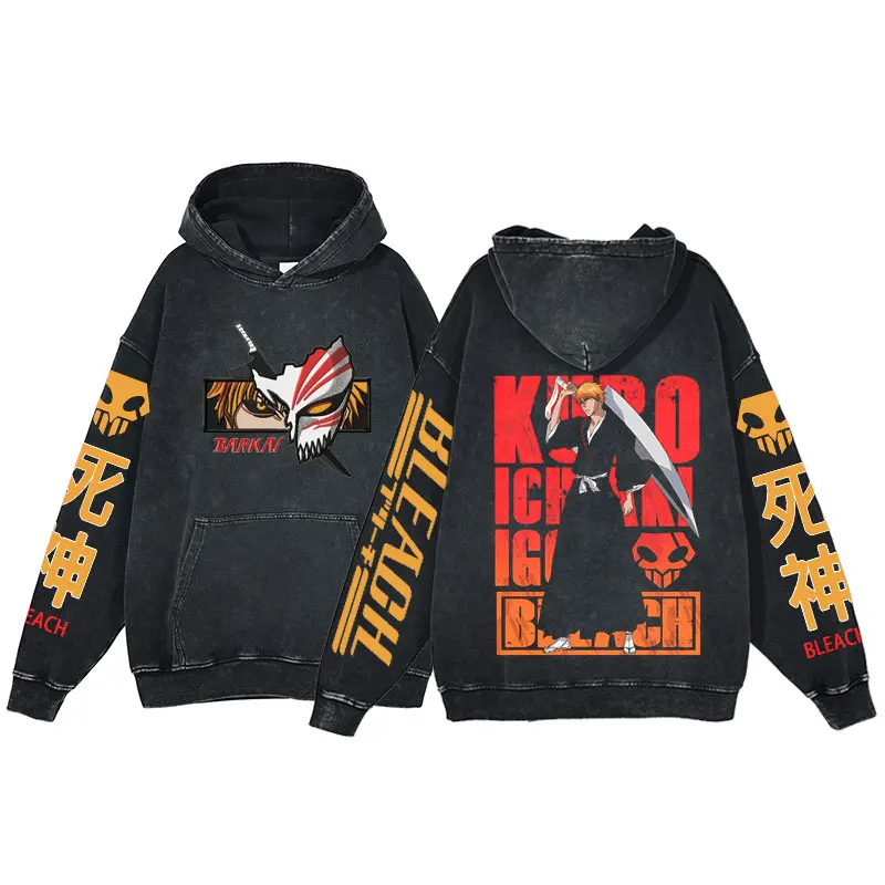 Свитшот с аниме принтом Kurosaki Ichigo