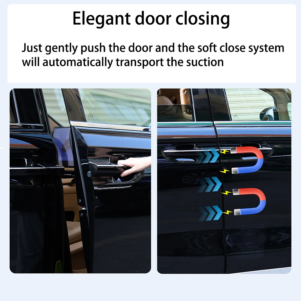 Фото Для Chery iCar 03 Jaecoo J6 EJ6 6 EV Aiqar eQ3 X3 Plus Автоматическое мягкое закрытие двери Электрическая всасывающая система автоматического закрытия мощности №4