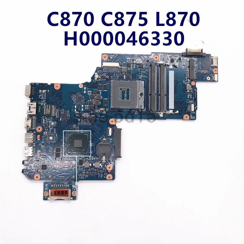 High Quality For C870 C875 L870 L875 Laptop Motherboard H000046330 PLF/PLR/CSF/CSR REV.2.1 With SLJ8E HM76 100% Fully Tested OK