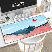 japanese style art mouse pad xl mount fuji large desk mat 40904080cm gaming mouse pad rubber keyboard mousepad carpet for lol